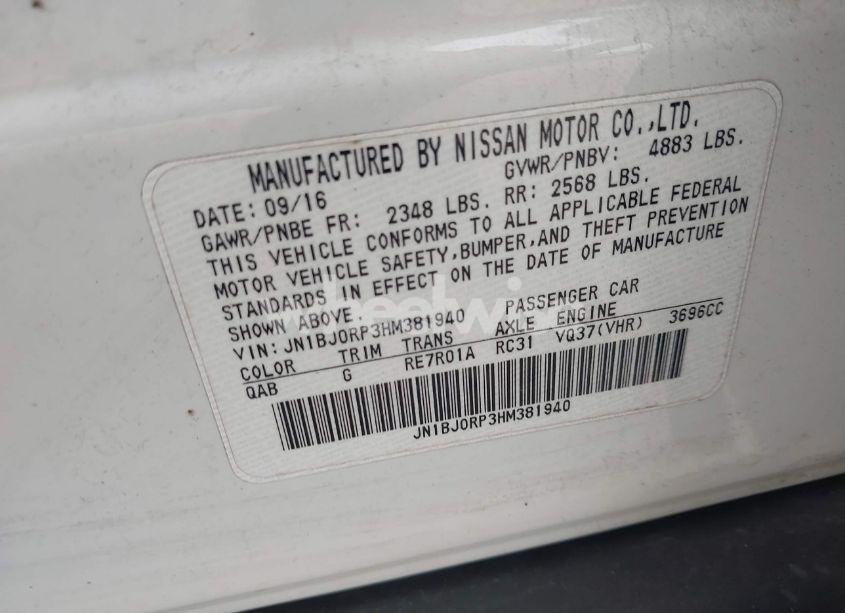 Photo 9 of 2017 Infiniti Qx50 N/A (VIN JN1BJ0RP3HM381940)