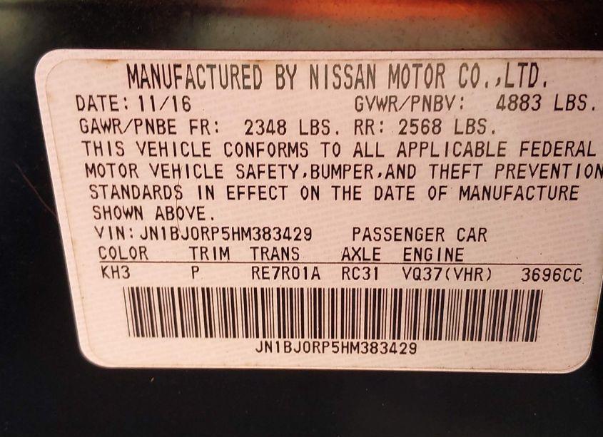 Photo 9 of 2017 Infiniti Qx50 (VIN JN1BJ0RP5HM383429)