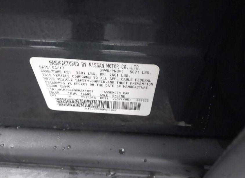 Photo 9 of 2017 Infiniti Qx50 (VIN JN1BJ0RR9HM411007)