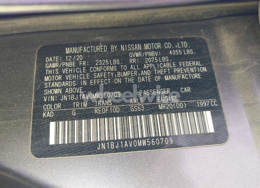 Photo 9 of 2021 Nissan Rogue SPORT S FWD XTRONIC CVT (VIN JN1BJ1AV0MW560709)
