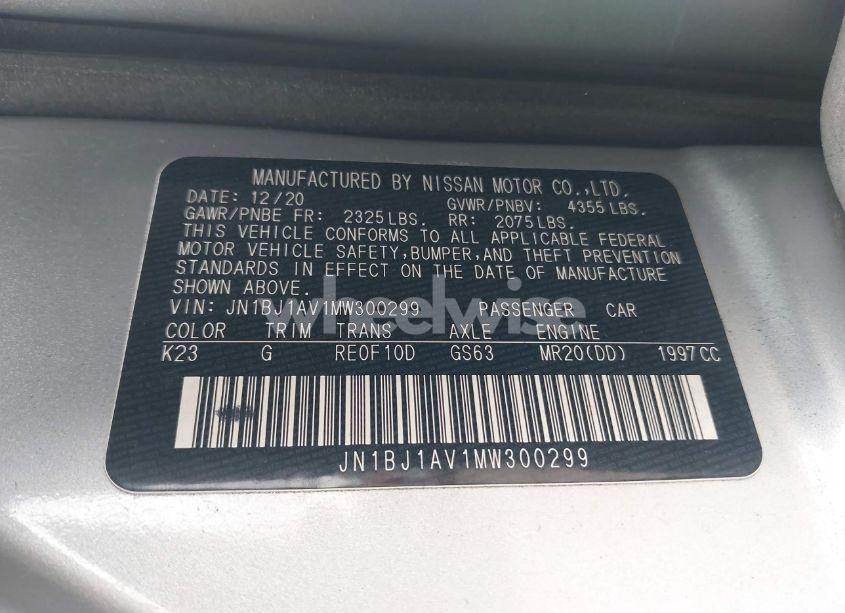 Photo 9 of 2021 Nissan Rogue SPORT S FWD XTRONIC CVT (VIN JN1BJ1AV1MW300299)