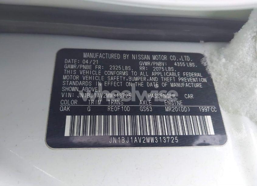 Photo 9 of 2021 Nissan Rogue SPORT S FWD XTRONIC CVT (VIN JN1BJ1AV2MW313725)