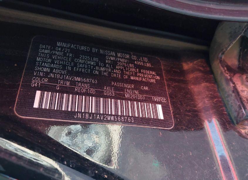 Photo 9 of 2021 Nissan Rogue SPORT S FWD XTRONIC CVT (VIN JN1BJ1AV2MW568763)