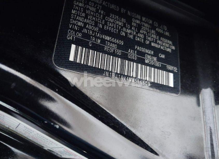 Photo 9 of 2021 Nissan Rogue SPORT S FWD XTRONIC CVT (VIN JN1BJ1AV4MW566609)