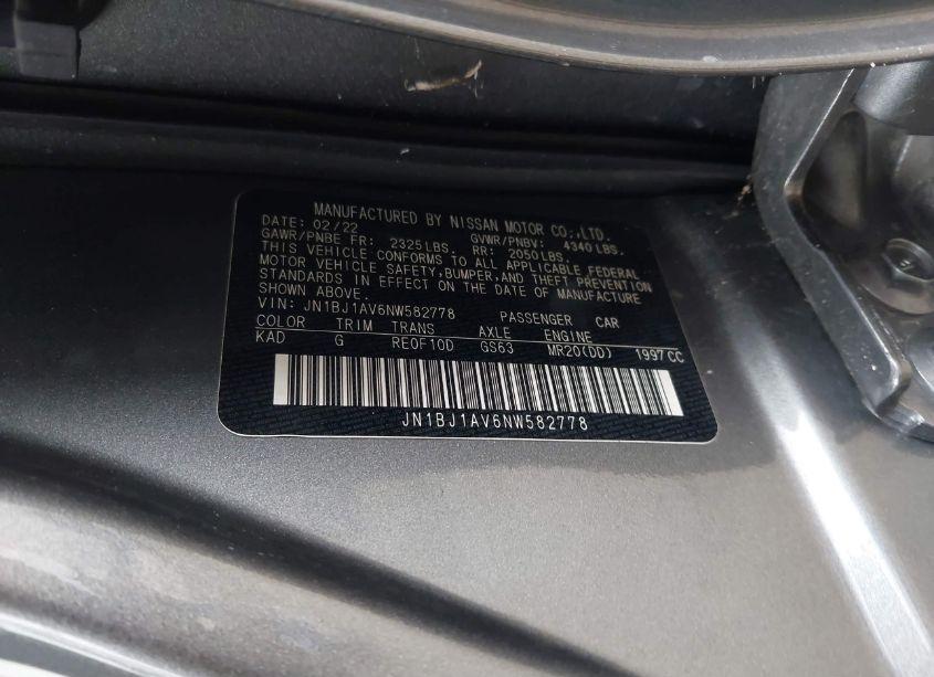 Photo 9 of 2022 Nissan Rogue SPORT S FWD XTRONIC CVT (VIN JN1BJ1AV6NW582778)