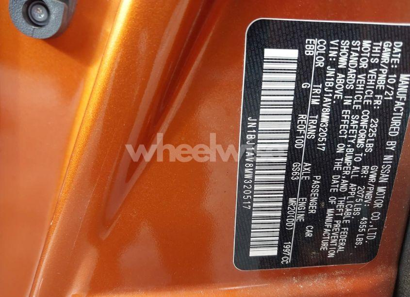 Photo 9 of 2021 Nissan Rogue SPORT S FWD XTRONIC CVT (VIN JN1BJ1AV8MW320517)