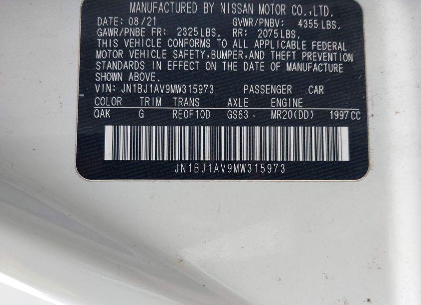 Photo 9 of 2021 Nissan Rogue SPORT S FWD XTRONIC CVT (VIN JN1BJ1AV9MW315973)