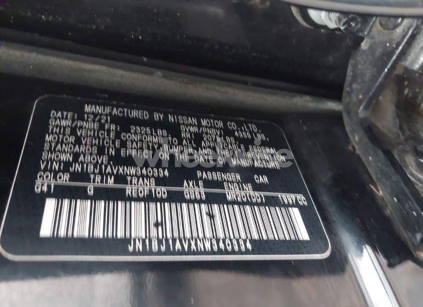 Photo 9 of 2022 Nissan Rogue SPORT S FWD XTRONIC CVT (VIN JN1BJ1AVXNW340334)