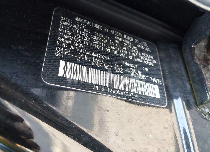 Photo 9 of 2021 Nissan Rogue SPORT S AWD XTRONIC CVT (VIN JN1BJ1AW0MW420796)