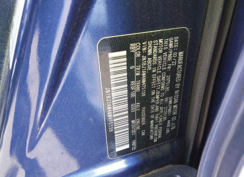 Photo 9 of 2022 Nissan Rogue SPORT S AWD XTRONIC CVT (VIN JN1BJ1AW4NW475138)