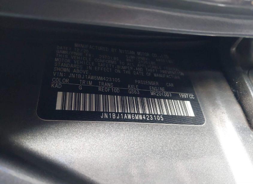 Photo 9 of 2021 Nissan Rogue SPORT S AWD XTRONIC CVT (VIN JN1BJ1AW6MW423105)