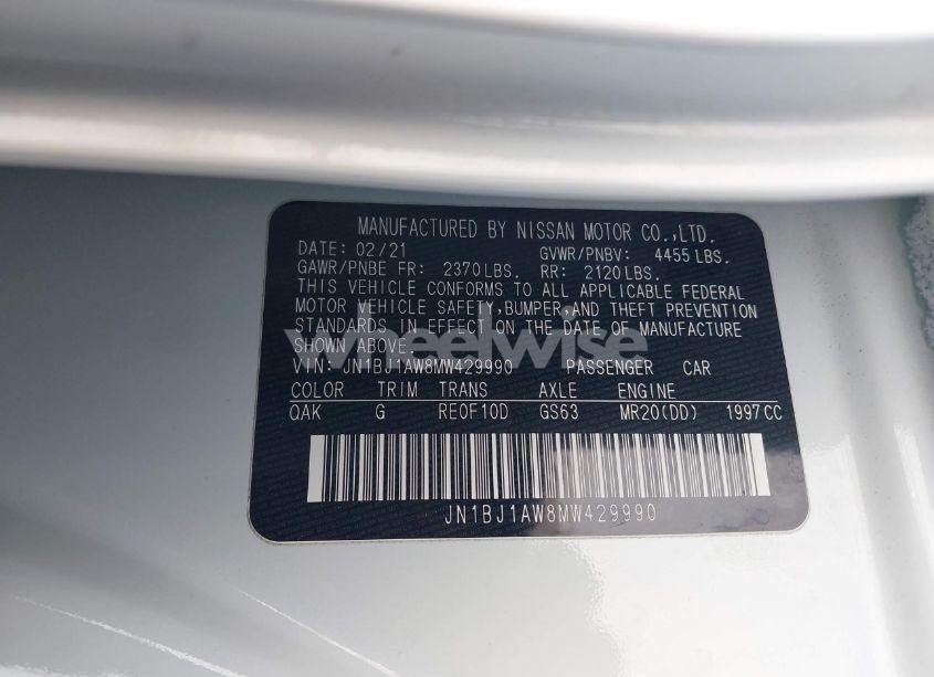 Photo 9 of 2021 Nissan Rogue SPORT S AWD XTRONIC CVT (VIN JN1BJ1AW8MW429990)