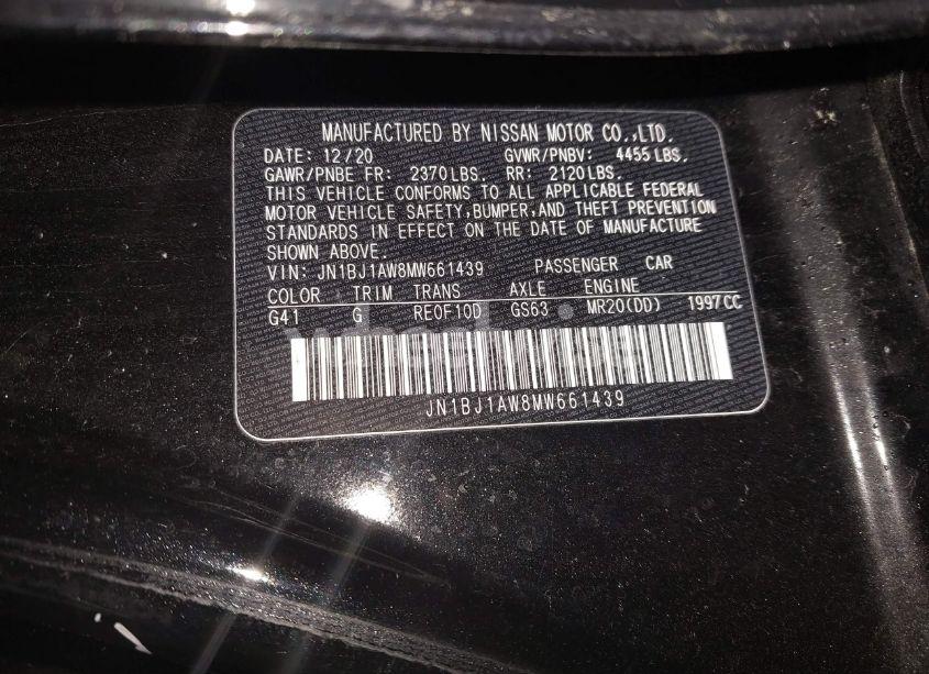 Photo 9 of 2021 Nissan Rogue SPORT S AWD XTRONIC CVT (VIN JN1BJ1AW8MW661439)