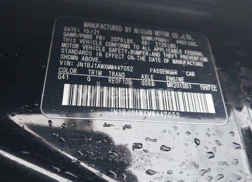 Photo 9 of 2021 Nissan Rogue SPORT S AWD XTRONIC CVT (VIN JN1BJ1AWXMW447052)