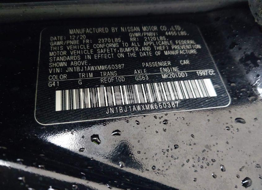Photo 9 of 2021 Nissan Rogue SPORT S AWD XTRONIC CVT (VIN JN1BJ1AWXMW660387)