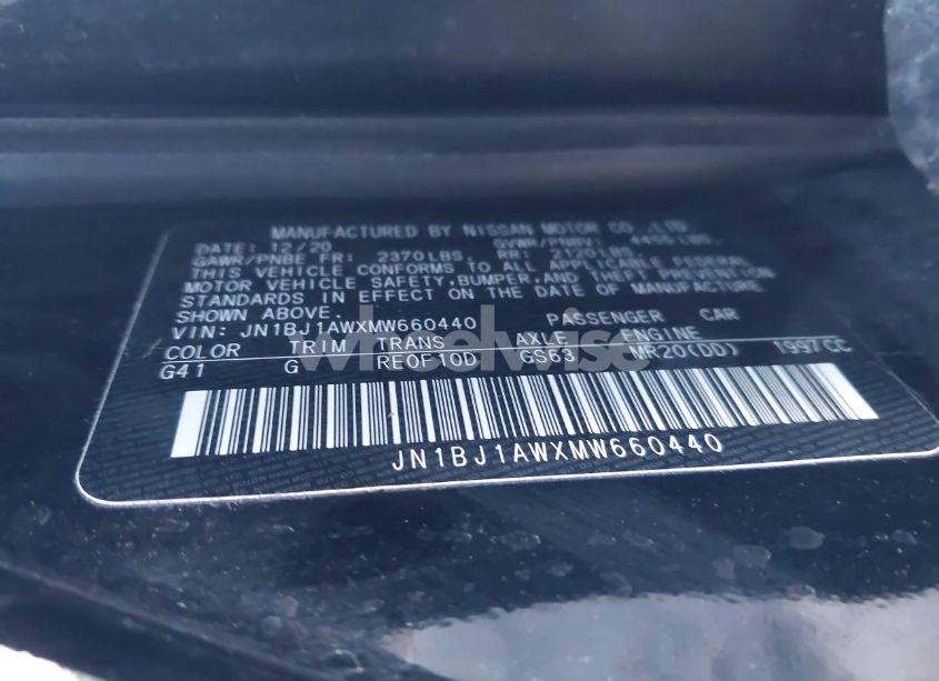 Photo 9 of 2021 Nissan Rogue SPORT S AWD XTRONIC CVT (VIN JN1BJ1AWXMW660440)