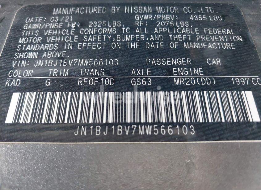 Photo 9 of 2021 Nissan Rogue SPORT SV FWD XTRONIC CVT (VIN JN1BJ1BV7MW566103)