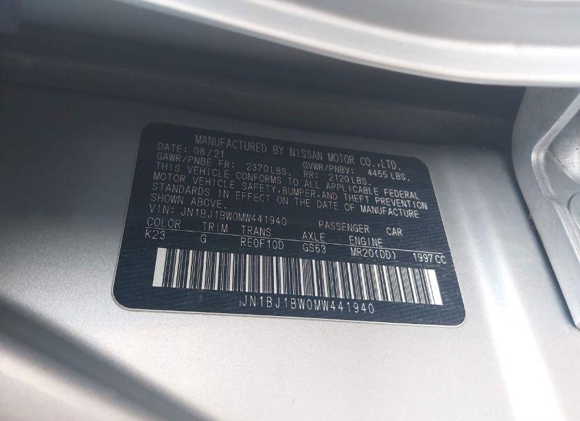 Photo 9 of 2021 Nissan Rogue SPORT SV AWD XTRONIC CVT (VIN JN1BJ1BW0MW441940)