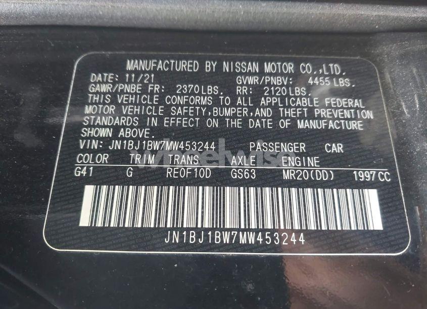 Photo 9 of 2021 Nissan Rogue SPORT SV AWD XTRONIC CVT (VIN JN1BJ1BW7MW453244)