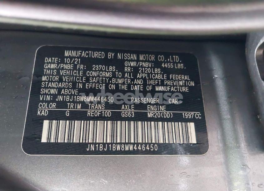 Photo 9 of 2021 Nissan Rogue SPORT SV AWD XTRONIC CVT (VIN JN1BJ1BW8MW446450)