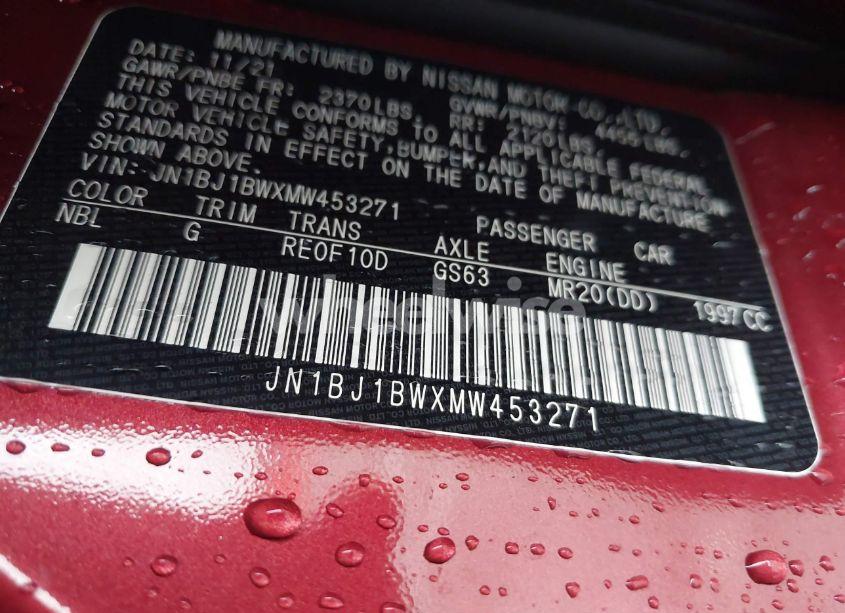 Photo 9 of 2021 Nissan Rogue SPORT SV AWD XTRONIC CVT (VIN JN1BJ1BWXMW453271)