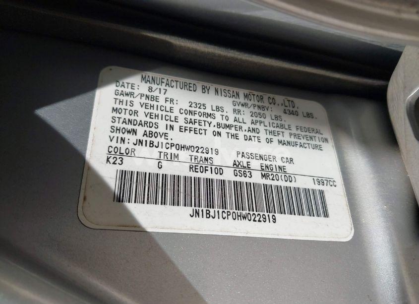 Photo 9 of 2017 Nissan Rogue SPORT SV (VIN JN1BJ1CP0HW022919)