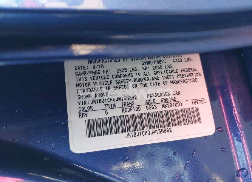 Photo 9 of 2018 Nissan Rogue SPORT S (VIN JN1BJ1CP0JW158862)