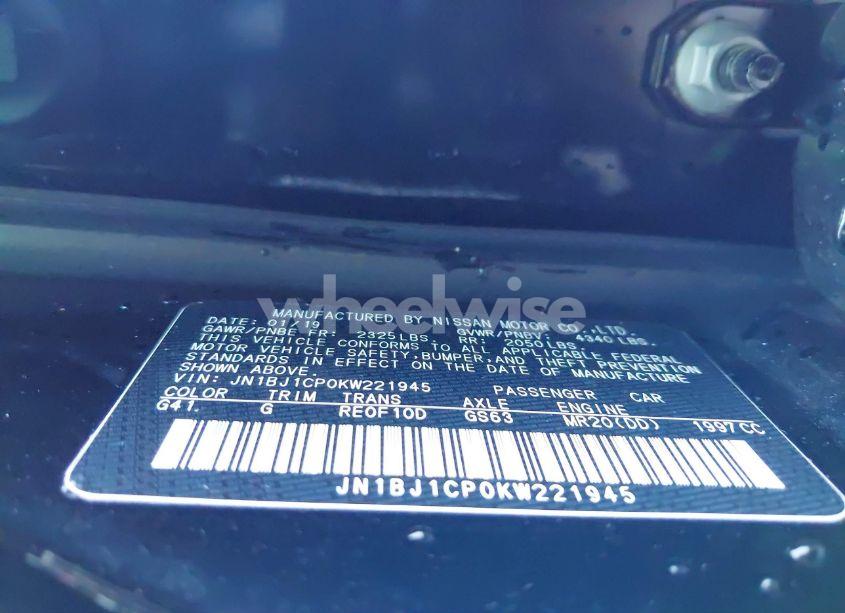 Photo 9 of 2019 Nissan Rogue SPORT S (VIN JN1BJ1CP0KW221945)