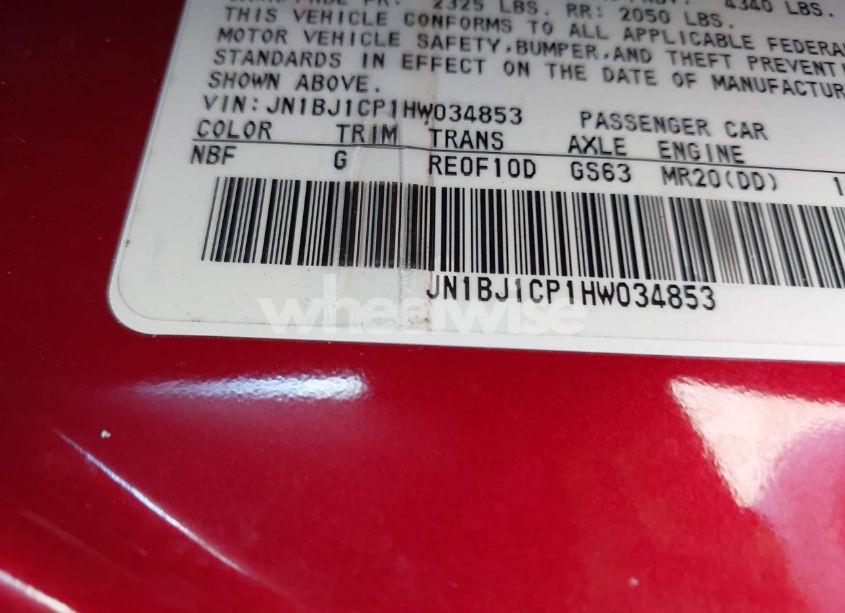 Photo 9 of 2017 Nissan Rogue SPORT S (VIN JN1BJ1CP1HW034853)