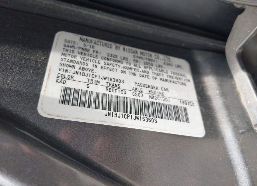 Photo 9 of 2018 Nissan Rogue SPORT S (VIN JN1BJ1CP1JW163603)