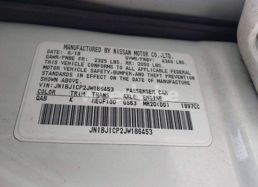 Photo 9 of 2018 Nissan Rogue SPORT SV (VIN JN1BJ1CP2JW186453)