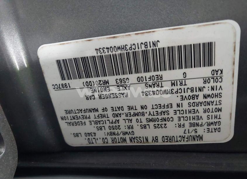 Photo 9 of 2017 Nissan Rogue SPORT SL (VIN JN1BJ1CP3HW004334)