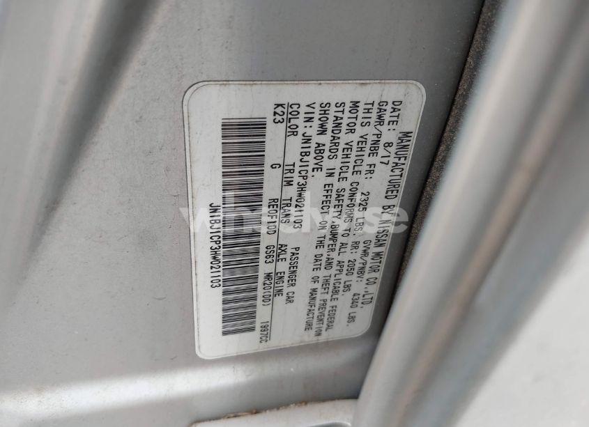 Photo 9 of 2017 Nissan Rogue SPORT SV (VIN JN1BJ1CP3HW021103)