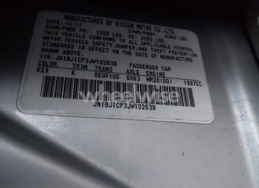 Photo 9 of 2018 Nissan Rogue SPORT SL (VIN JN1BJ1CP3JW102639)