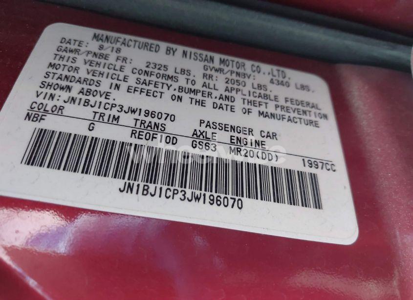 Photo 9 of 2018 Nissan Rogue SPORT SV (VIN JN1BJ1CP3JW196070)