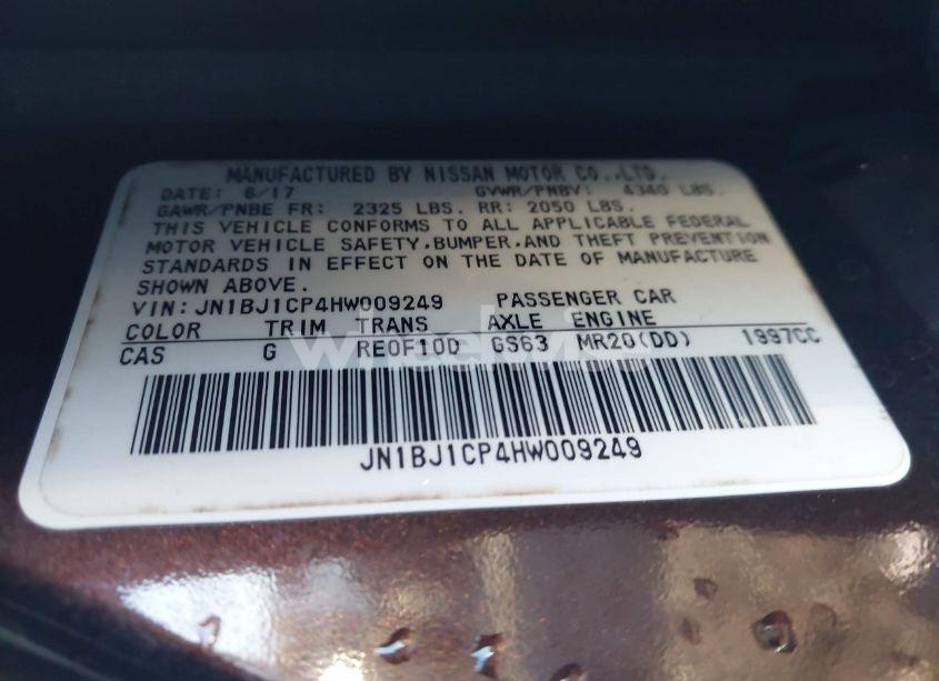 Photo 9 of 2017 Nissan Rogue SPORT S (VIN JN1BJ1CP4HW009249)