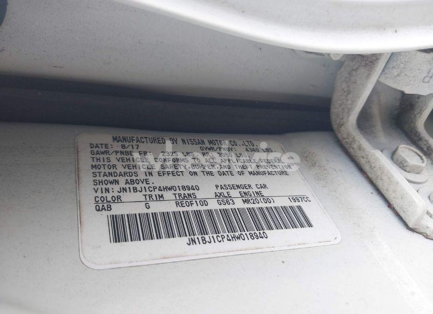 Photo 9 of 2017 Nissan Rogue SPORT SV (VIN JN1BJ1CP4HW018940)