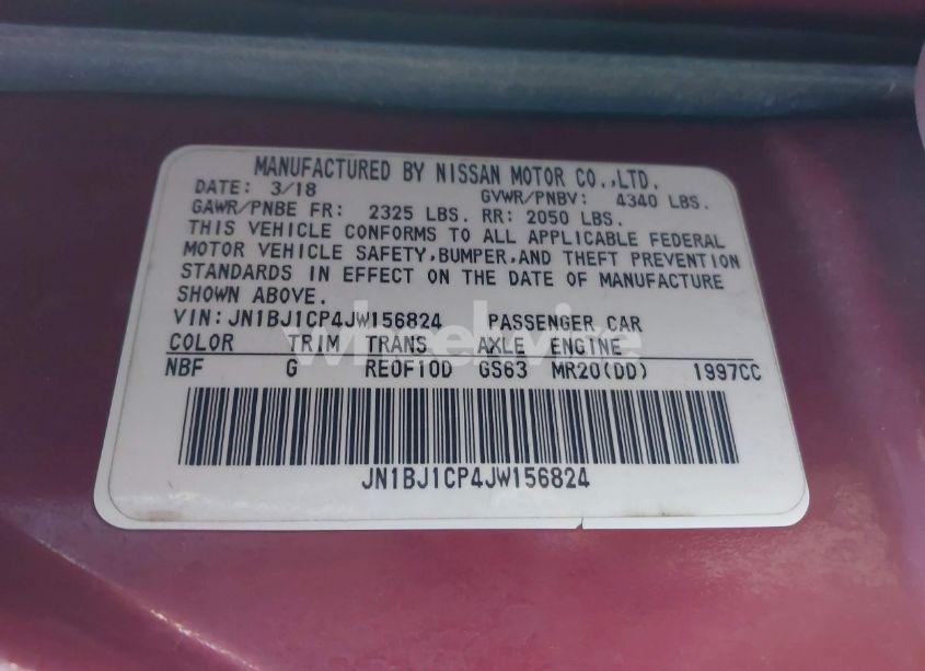 Photo 9 of 2018 Nissan Rogue SPORT S (VIN JN1BJ1CP4JW156824)