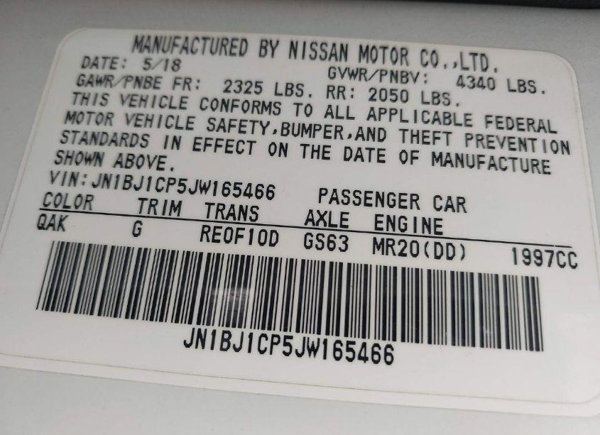 Photo 9 of 2018 Nissan Rogue SPORT S (VIN JN1BJ1CP5JW165466)