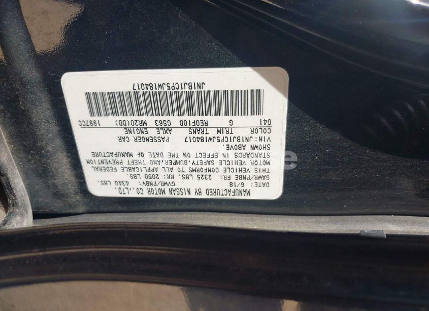 Photo 9 of 2018 Nissan Rogue SPORT SL (VIN JN1BJ1CP5JW184017)