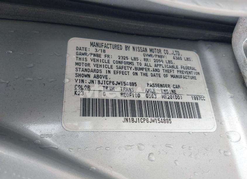 Photo 9 of 2018 Nissan Rogue SPORT S (VIN JN1BJ1CP6JW154895)