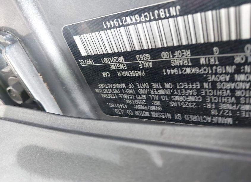 Photo 9 of 2019 Nissan Rogue SPORT S (VIN JN1BJ1CP6KW219441)