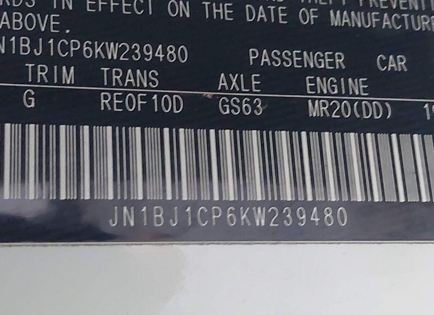 Photo 9 of 2019 Nissan Rogue SPORT S (VIN JN1BJ1CP6KW239480)