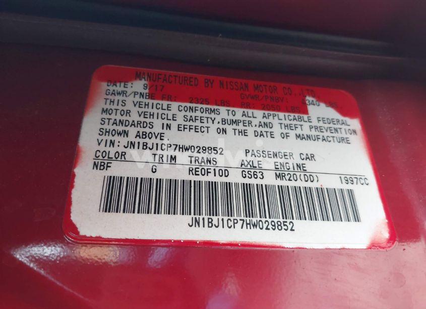 Photo 9 of 2017 Nissan Rogue SPORT S (VIN JN1BJ1CP7HW029852)