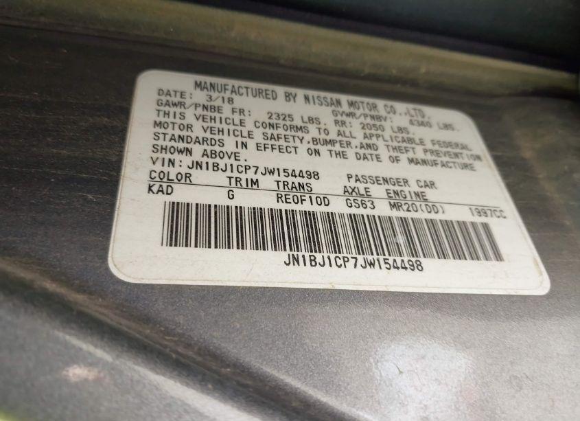 Photo 9 of 2018 Nissan Rogue SPORT S (VIN JN1BJ1CP7JW154498)