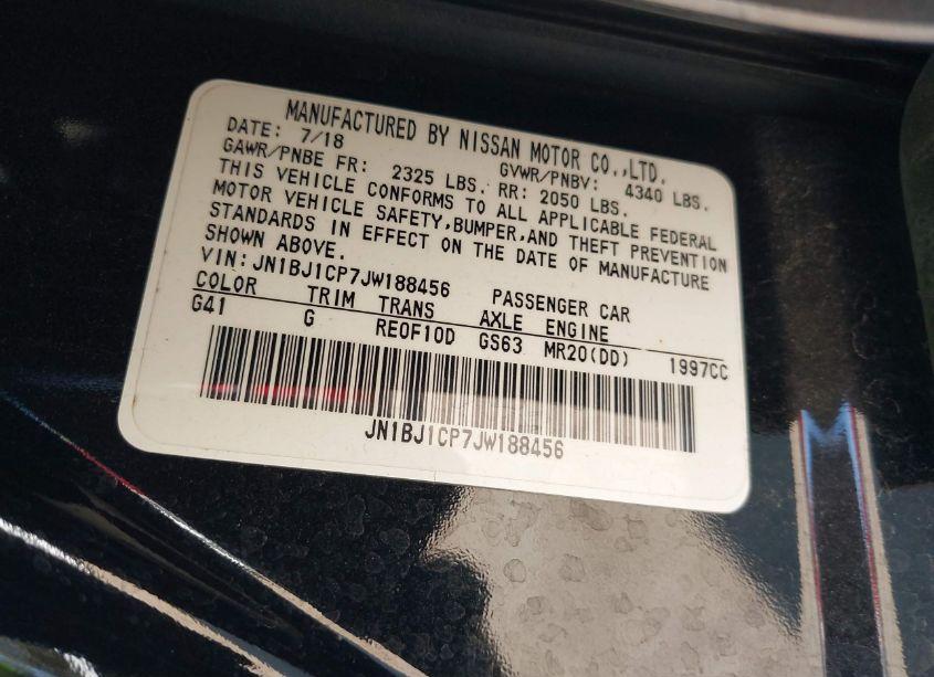 Photo 9 of 2018 Nissan Rogue SPORT S (VIN JN1BJ1CP7JW188456)