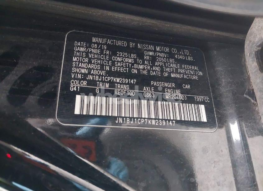 Photo 9 of 2019 Nissan Rogue SPORT S (VIN JN1BJ1CP7KW239147)