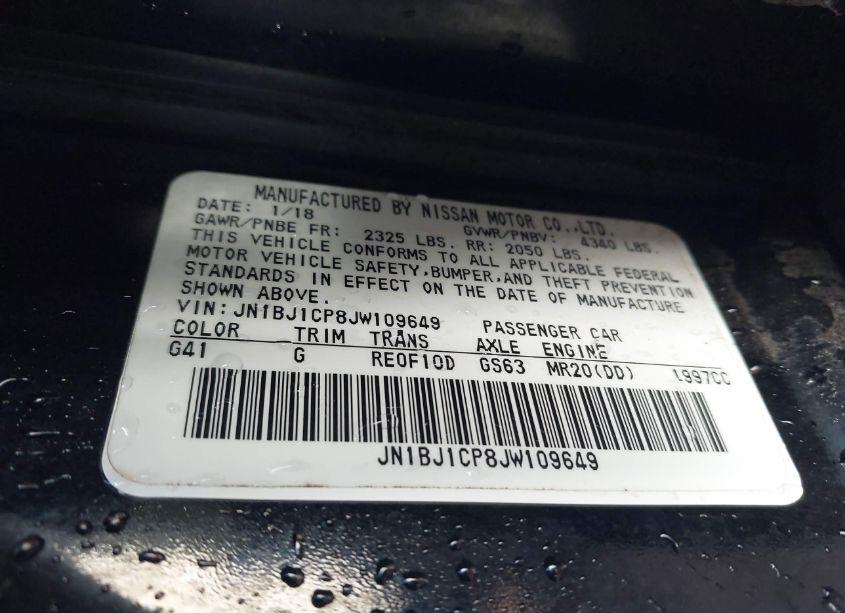 Photo 9 of 2018 Nissan Rogue SPORT SV (VIN JN1BJ1CP8JW109649)