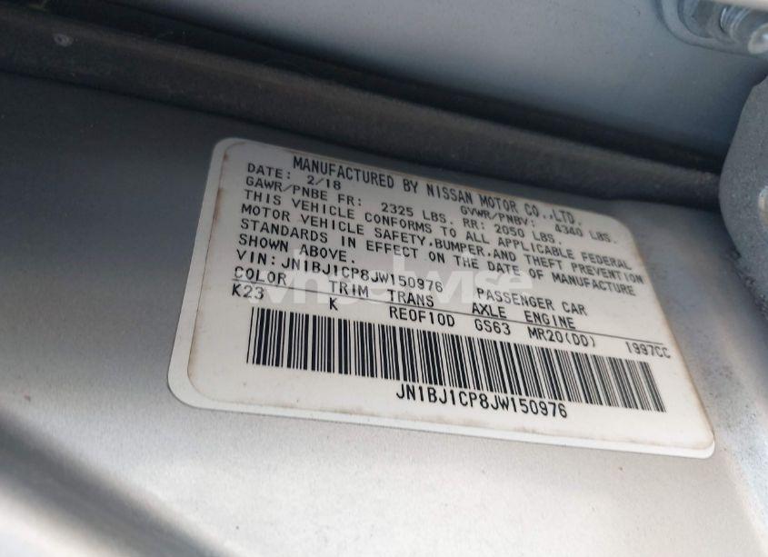 Photo 9 of 2018 Nissan Rogue SPORT SV (VIN JN1BJ1CP8JW150976)