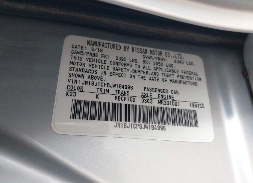 Photo 9 of 2018 Nissan Rogue SPORT SV (VIN JN1BJ1CP8JW184996)